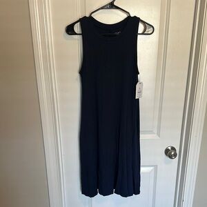 Navy Blue Sleeveless Dress